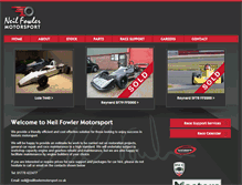 Tablet Screenshot of neilfowlermotorsport.co.uk